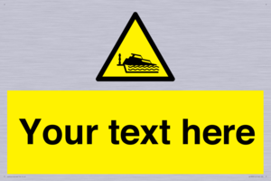 Custom warning grounding cruiser on lock cill